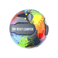 Mini Golf Stroke Counter Up To 12 Shots Golf Score Counter With Clip MultiColor 3x3 cm
