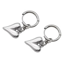 Trendy Heart Shaped Dangle Earrings Y2K Fashion Ear Jewelry