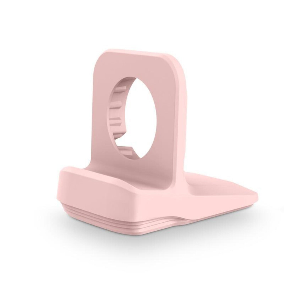 Watch Charger Holder Desktop Retro Charging Base For Watch Silicone Charge Holder 1.0X1.0x1.0 Pink 9382693789129