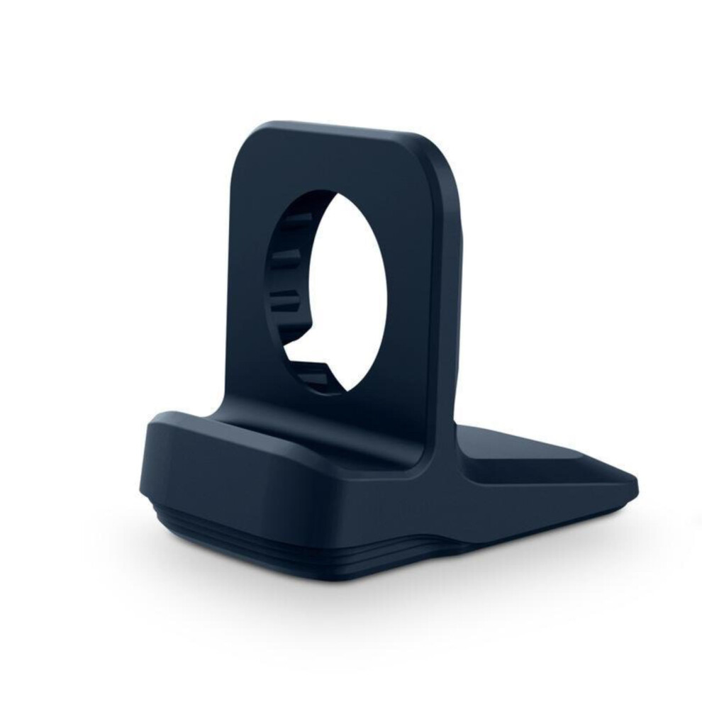 Watch Charging Stand Silicone Retro Desktop Dock For Watch And Phone Stable Multidevice Station Blue 9382693789389