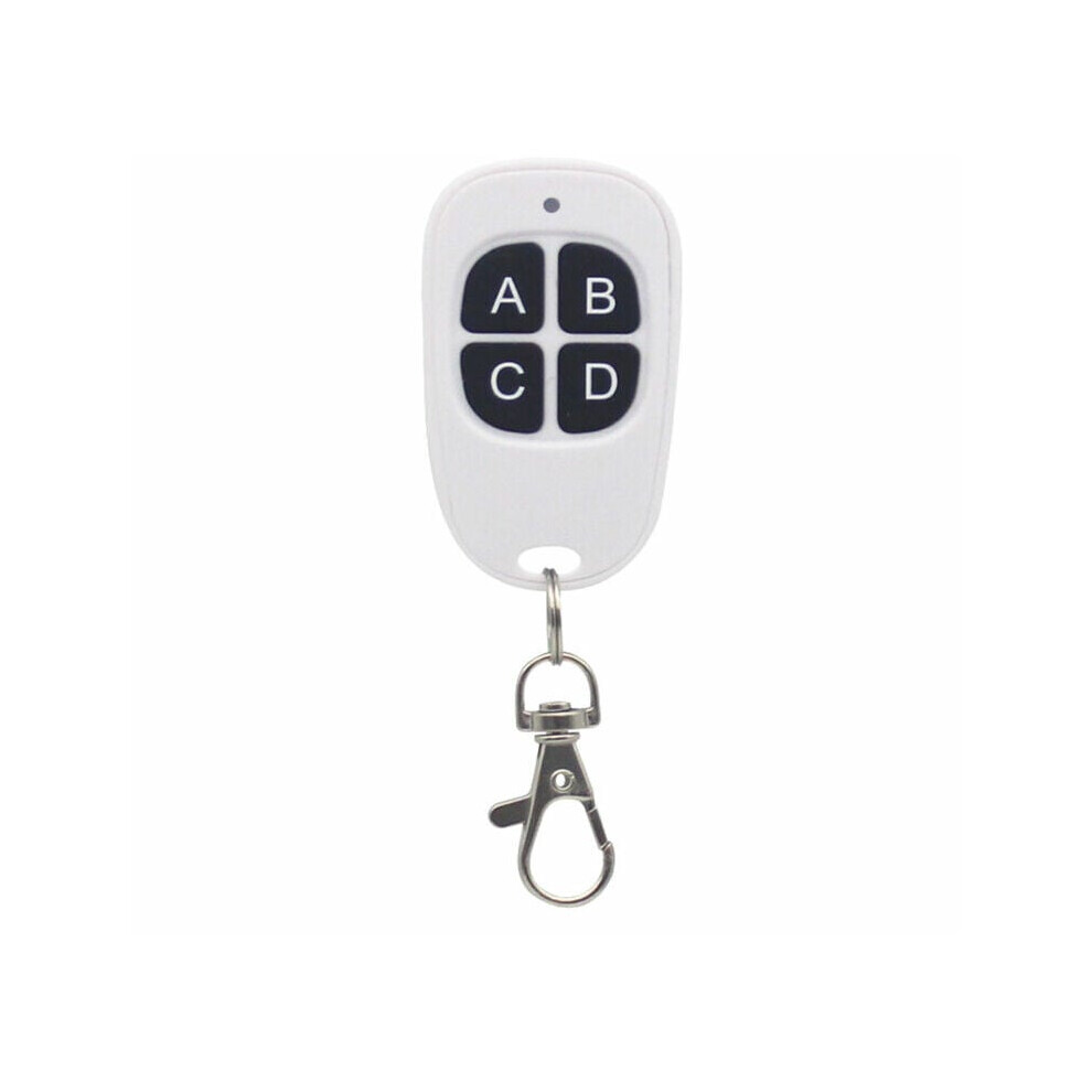 Compact Key-Chain Remote For Household Projects, 433Mhz Rf Fixed Code Clone Remote Control Flexible Operation Pass Through Walls For Diy And More (1 9340959651986
