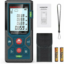 Innovatieve meetoplossing, draagbare laserafstandsmeter, hoge precisie tot 0,3-50 m met een meetnauwkeurigheid van 1,5 mm, eenvoudig in gebruik.