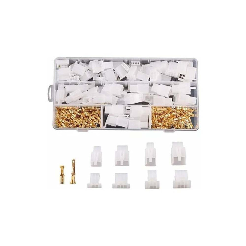 Connector Assortment Kit 2.8Mm Electrical Wire Connectors, Male Female Socket Plug And Crimp Wire Terminals For Automotive Motorcycle Boat Wiring, 9009791530650