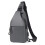 Τσάντα ώμου crossbody για άνδρες, αδιάβροχο σακίδιο πλάτης Oxford από ύφασμα με θύρα USB, 1