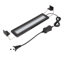 Lampada LED per acquario con dissipazione del calore ottimizzata, 3 livelli di cambio colore regolabili con copertura acrilica resistente agli