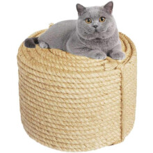 Cuerda de yute natural: el material ideal para manualidades, reparación de rascadores para gatos y decoración del hogar. Duradera y resistente a la