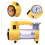 Metal Air Compressor Pump For Motorcycle Tires Emergency Function Save Space Versatile Nozzle Adapters Easy To Use Good Performance 3