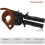 Copper-Aluminum Cable Scissors, Red Indicator Point for Precise Locking, Enhanced Versatility with Rotatable Blade, Long Lifetime and Lightweight 4