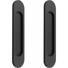 Matte Black Aluminum Alloy Flush Pull, Reliability And Durability Ensured For Various Doors