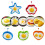 Non Stick Silicone Egg Rings, Multi-Function Fried Egg Ring Mold for Creative Pancake Breakfast Sandwiches, Easy to Clean Egg McMuffin Ring with 2
