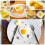 Non Stick Silicone Egg Rings, Multi-Function Fried Egg Ring Mold for Creative Pancake Breakfast Sandwiches, Easy to Clean Egg McMuffin Ring with 4
