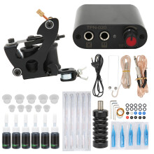Machine à tatouer à bobine avec poignée autobloquante pour des lignes nettes et un fonctionnement silencieux. Kit de tatouage professionnel stable
