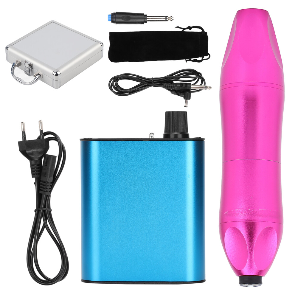 Ergonomic Lightweight Tattoo Pen Aluminium Alloy Powerful Motor Quiet Operation Cartridge Needles Compatible Clear LCD Display Stable Performance