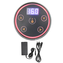 Fonte de alimentação profissional para tatuagem, saída dupla, tela sensível ao toque digital de 2ª geração e LEDs coloridos, voltagem