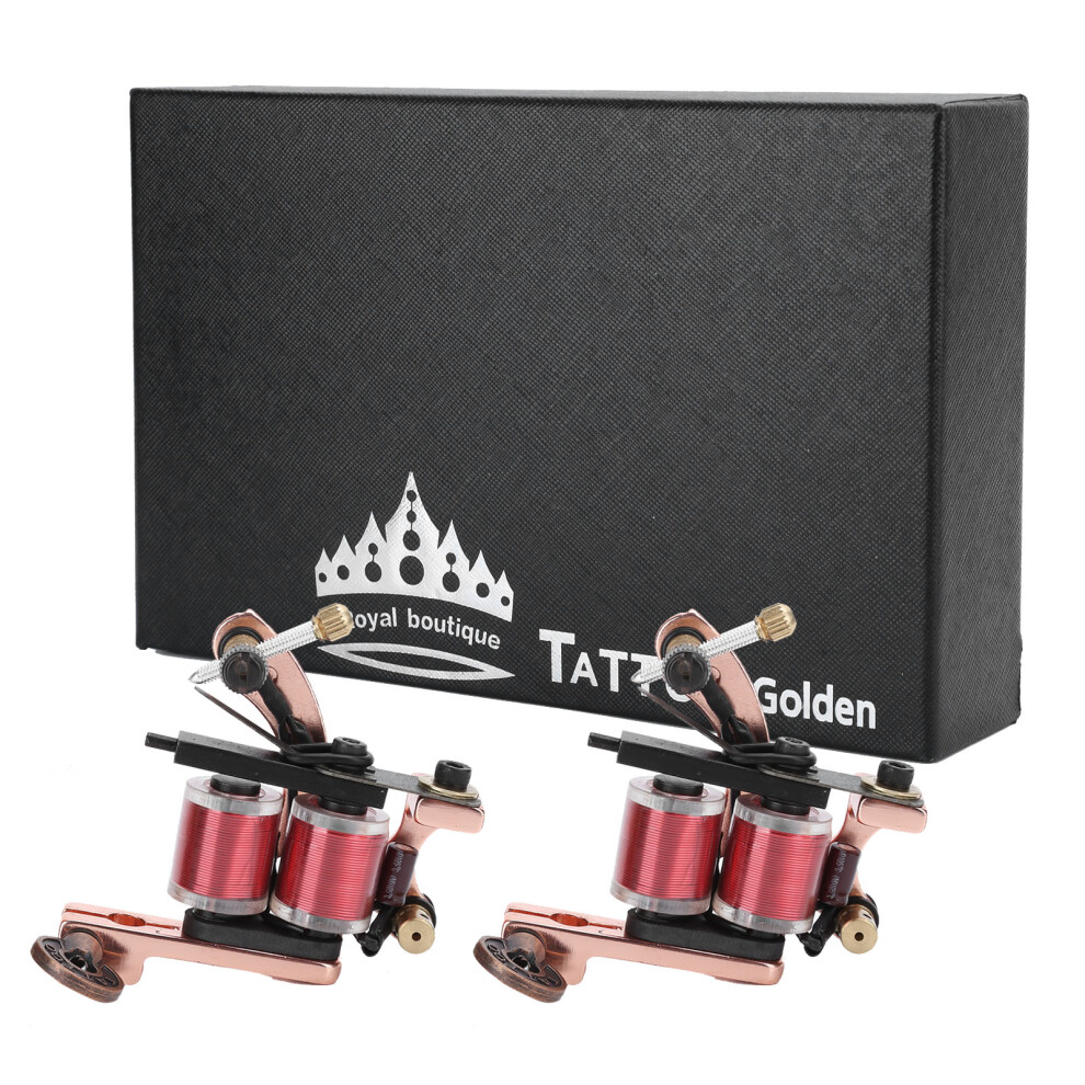 Complete Tattoo Kit, Rotary Tattoo Machine With Ergonomically Designed Handle, High Magnetic Permeability Coils, Good Performance Under Low Loss