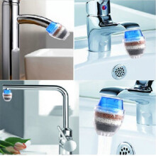 Filtre à eau pour robinet facile à installer, espace flexible pour la pluie pour toutes les cuisines et salles de bains (1 pièce)