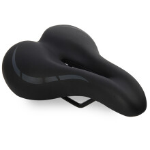 High Density Foam Bicycle Saddle, Ergonomic Design with Reflective Strips for Enhanced Visibility, Suitable for Indoor & Outdoor Bikes