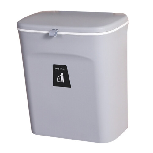 Eco-Friendly Wall Mounted Trash Can, Polypropylene Compost Bin For Kitchen And Beyond 2