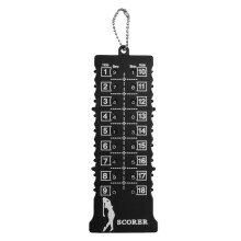 Golfs Score Counter Strokes Counter Keychain 18 Hole Golf Score Indicators Putt And Shot Scorekeeper For Golf Scoring