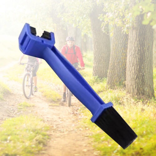 Motorcycle Chain Cleaning Brush 3-Side Portable Handle | Durable Polypropylene
