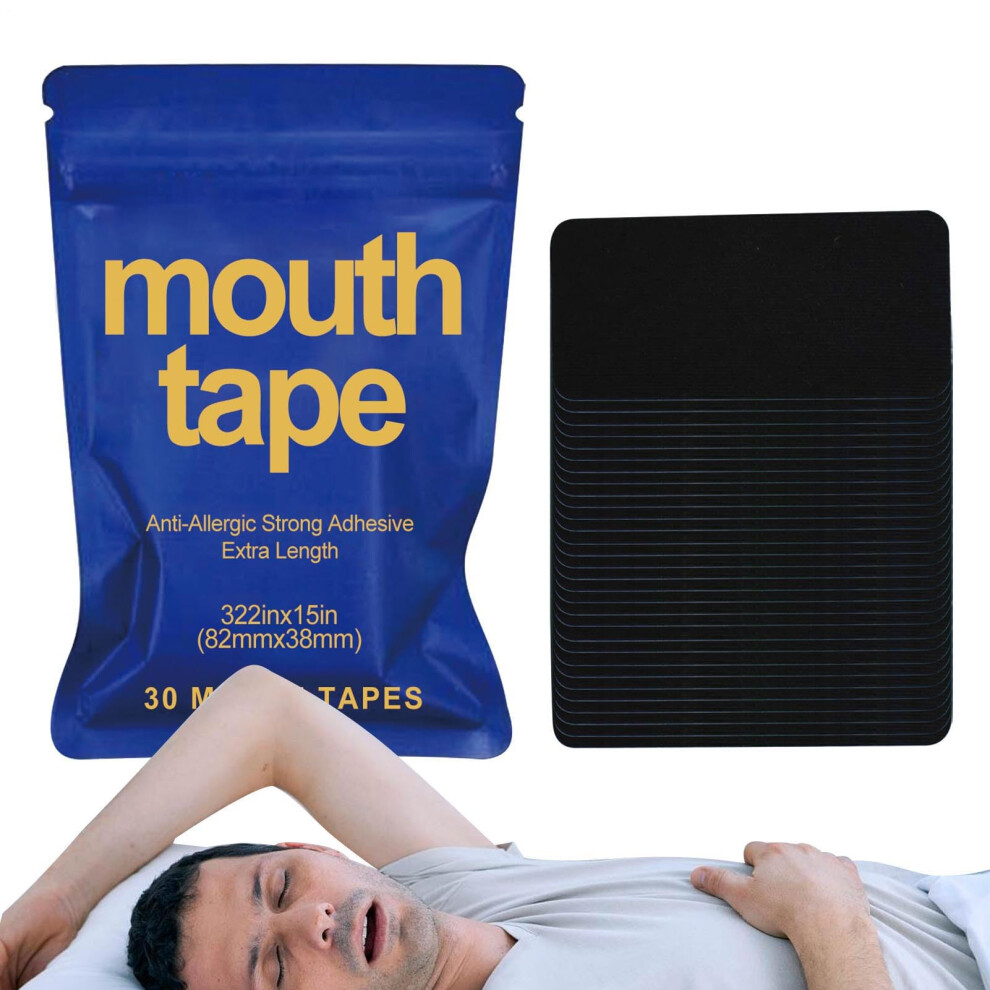 Mouth Tape for Sleeping, Snoring Strips, Mouth Band to Prevent Loud Snoring