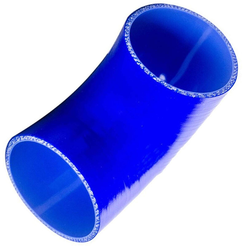 Silicone Hose 3Layer 51Mm 57Mm 60Mm 63Mm 70Mm 90Degree Intercooler Turbine Coupler Pipe Intake Blue 9347817124514
