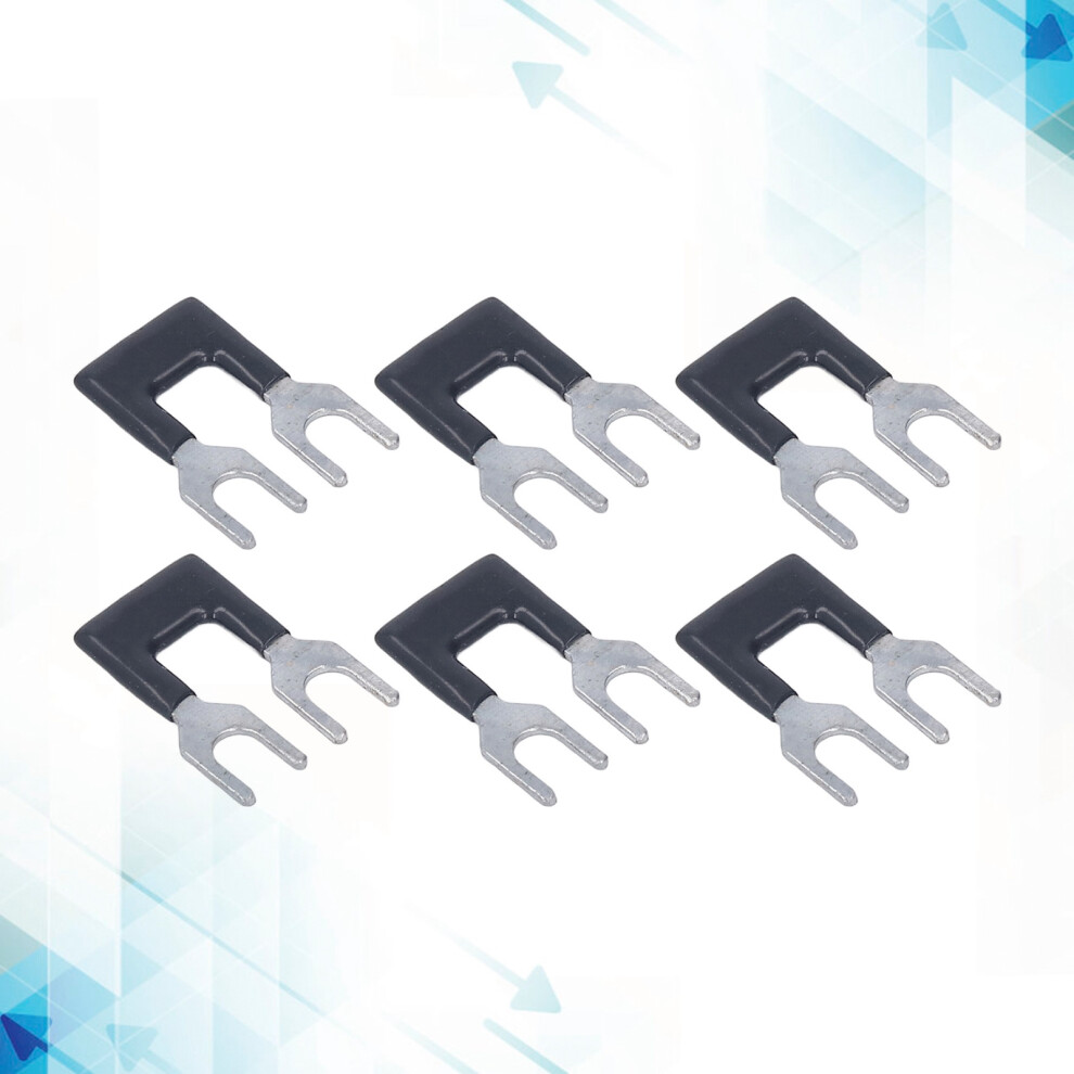 Tb Series Fork Type 20Pcs Terminal Strip 15A 400V - Black 4221371701716