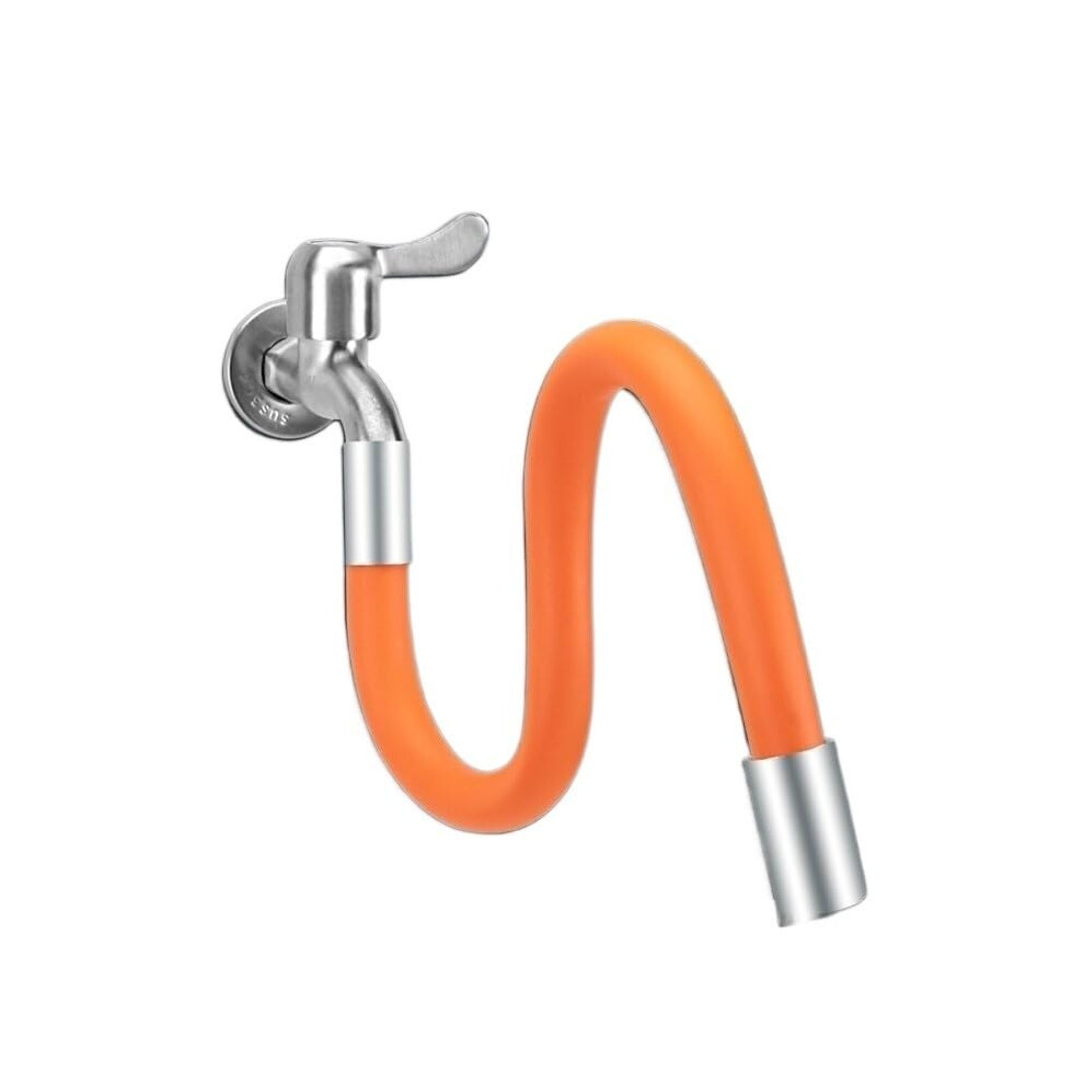 Extension Hose Bathroom Twist Faucet Extenders Bending Faucet Splashproof Universal Sink Pipe Copper Head 20 Cm 9426802496604