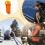 Hard Hat Sun Shield Mesh Neck Shade  Visibility Reflective UV Protection Orange1 4