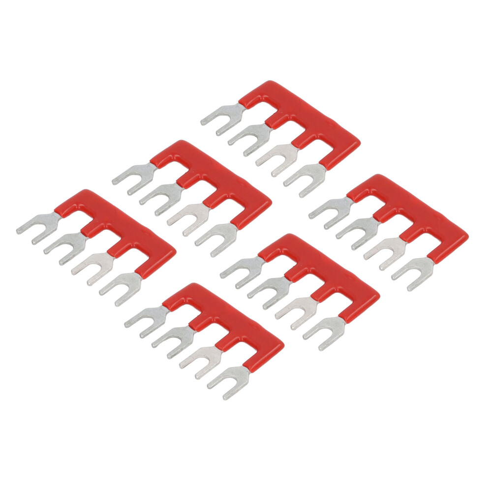 Cuttable Fork Jumper Blocks 20Pcs 400V 15A Pvc Insulation Red Tb 1504 3621371702231