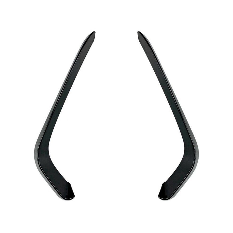 Car Front Bumper Splitter Spoilers Canard Air Knife Surround Trim For B8 Variant R 2016-2020 Gloss Black 6033357142486