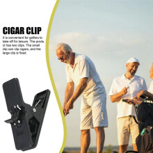 Cigars Clip Cigar Holder Clamp Golfing Cart Clip Golfer Trainer Holder Removable Golfing Clip Training Clamp,1