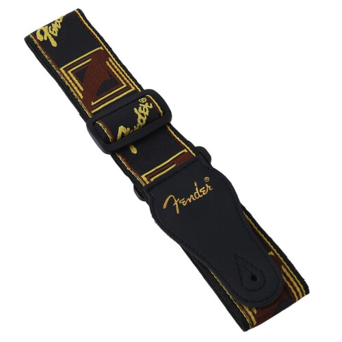 Folkgitarrrem Klassisk TräGitarr Elgitarr Universalrem Modebroderirem TillbehöR (Svart) 2