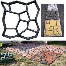 Concrete Path Mold for DIY Garden Paving, Reusable Walkway Form for Lawn and Patio