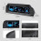 X90   Display -Board Computer Display OBD2 Car Speedometer OBD Gauge with Tilt Pitch Angle Protractor Display 4