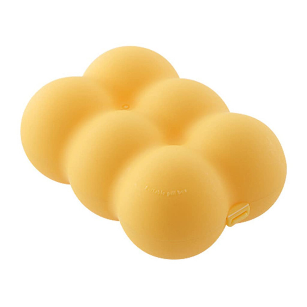 For Pill For Case Portable Weekly Travel For Pill Pocket Pill Box Dispenser 6Compartment Container