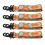 4PCS Snowboard Boot Carrier Strap - Universal Nylon Webbing, 28.7in, Yellow/Blue 11