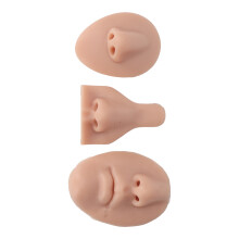 3D Silikonnasenmodell für Schulungszwecke, weiches Übungsset, mittlere Hautfarbe