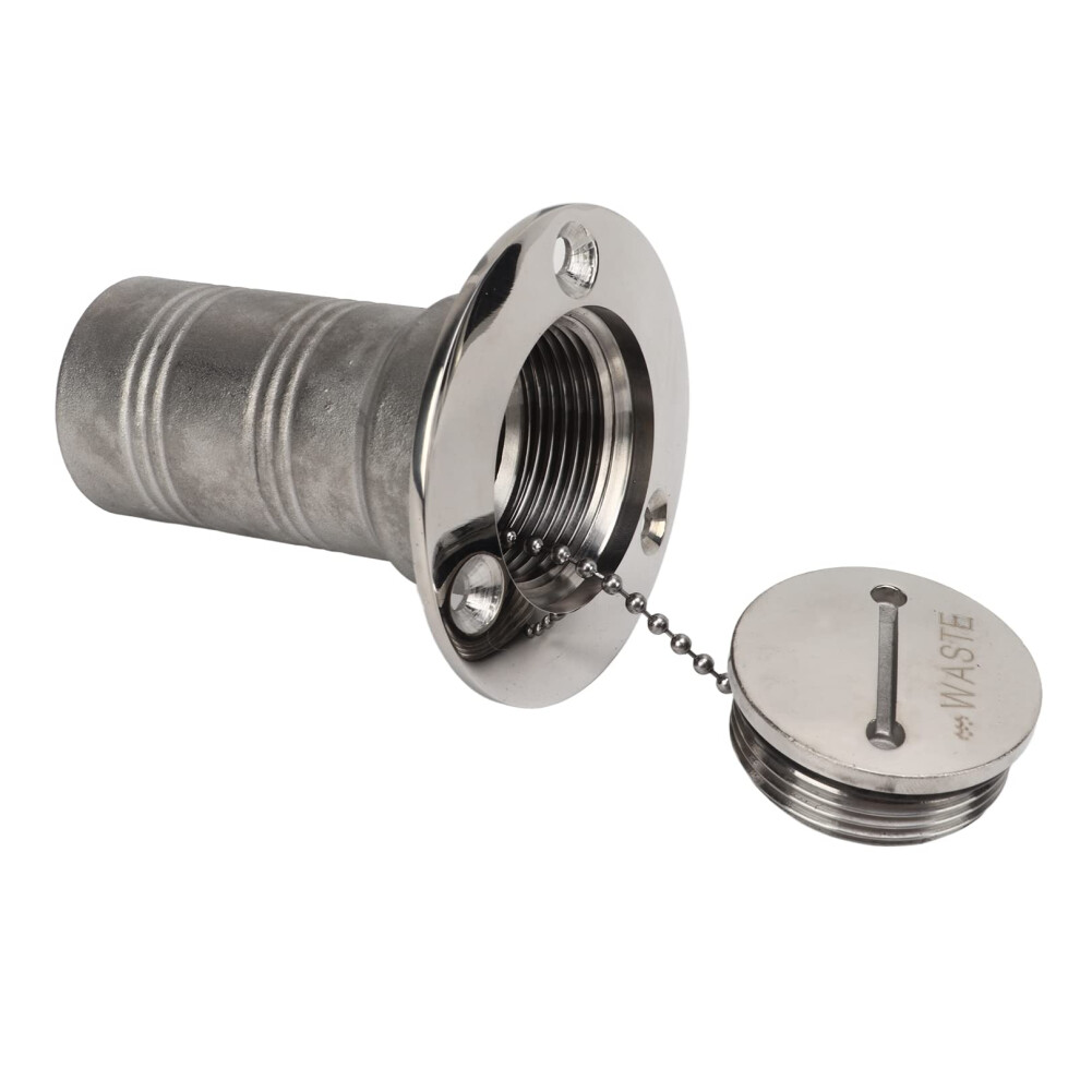 Deck Filler 316 Stainless Steel Right 1.5 Inch Boat Filler Hardware With Key For Yacht Waste 3 Waste 9426802498189