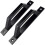 Aluminium Alloy Handle Alternative, D Shaped Gate Handle Carbon Build Matte Black Rust Resistant Smooth Touch Pull For Sliding Barn Door, Suitable 1