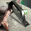 Aluminium Alloy Handle Alternative, D Shaped Gate Handle Carbon Build Matte Black Rust Resistant Smooth Touch Pull For Sliding Barn Door, Suitable 2
