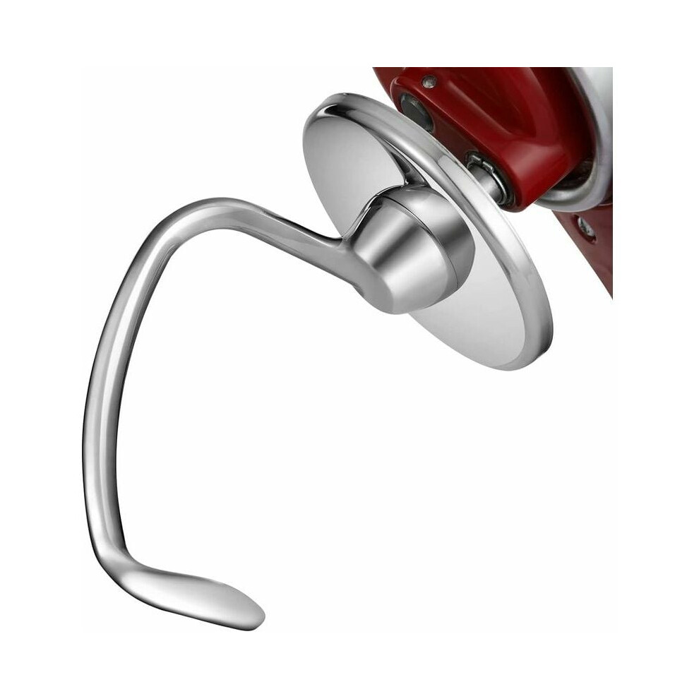 Professional Dough Hook for KitchenAid Stand Mixer, Stainless Steel Dough Hook for 4.5-5 Quart Tilt-Head Models, Heavy Doughs Seamless Mixing,
