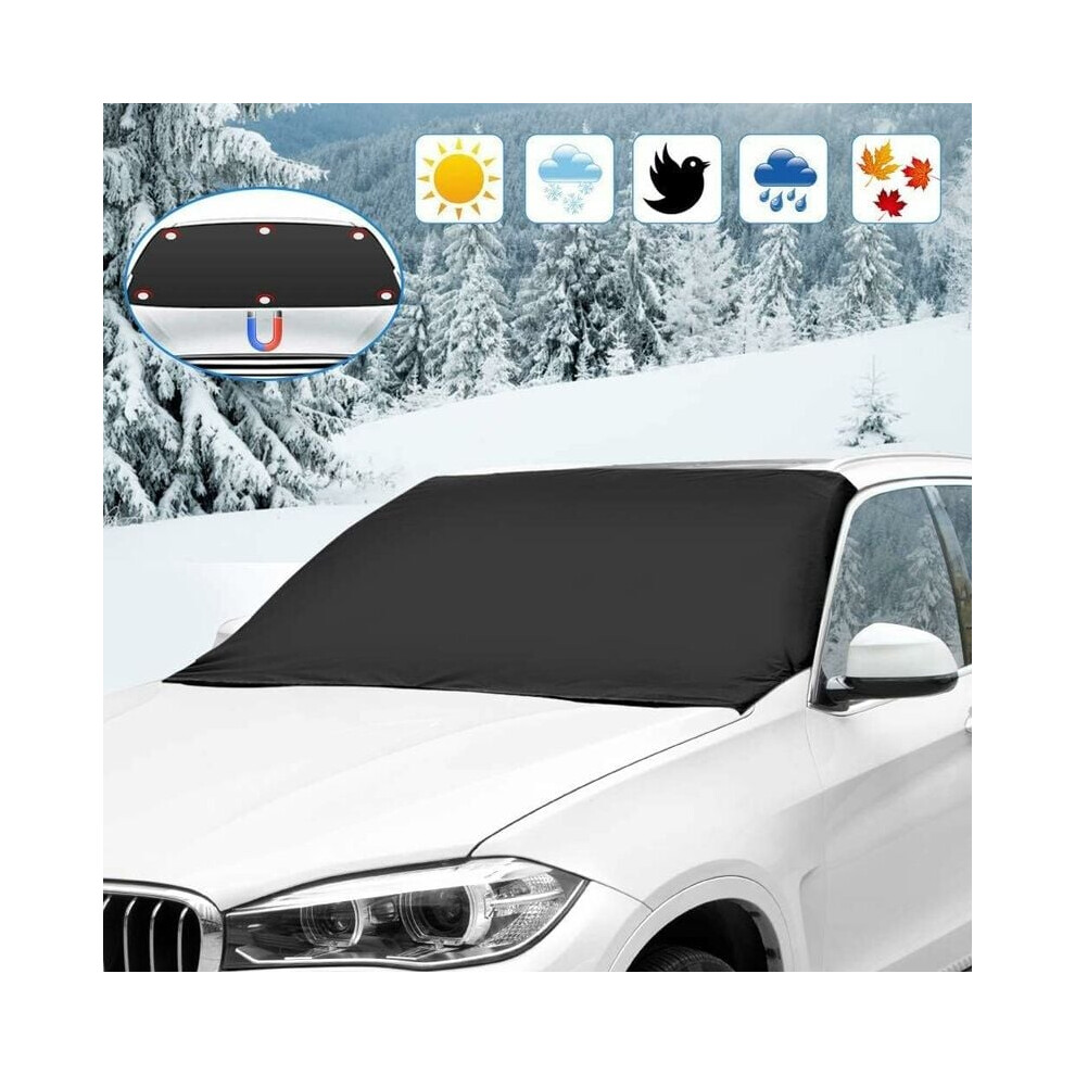 Windshield Cover, Extra Large Size With Premium Fitment For Ice And Snow Protection, Waterproof & Windproof Design For Cars, Trucks, Suvs, Van 9173940395947