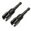 Power Wing Nut Drill Bit Socket, 4 Millimeter Groove Width for Quick Connect, 1/4 Inch Hex Shank for Impact Driver (2 PCS) 1