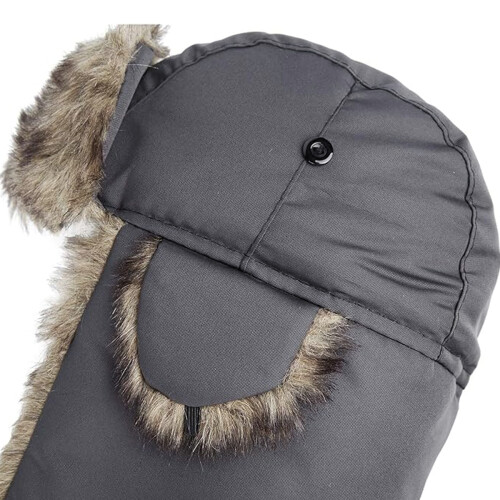 Καπέλο Trapper με επένδυση από τεχνητή γούνα, Unisex χειμερινό κάλυμμα κεφαλής με 2