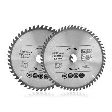 Kickback Reduction Circular Saw Blade, 250mm Premium TCT For Safe And Smooth Cutting