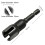 Power Wing Nut Drill Bit Socket, 4 Millimeter Groove Width for Quick Connect, 1/4 Inch Hex Shank for Impact Driver (2 PCS) 5