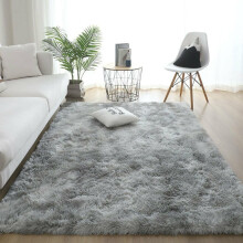 Fluffy Area Rug for Living Room, Ultra Soft Fluffy Rug Premium Materials Plush Shag Carpet with Non-Slip Backing, Soft Faux Fur Rug for Bedroom