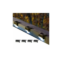 Treppe zum nächtlichen Zauber, Solar-Terrassenleuchten für den Außenbereich, effiziente elektrische Energieumwandlung, einfache Installation für