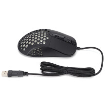 High Precision Optical Sensor Gaming Mouse With Programmable Buttons, 12800 DPI Ultra Lightweight Design, Ergonomic Honeycomb Shell For PC Laptop Wind